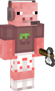 Just a Pig Gamer, that seems to love Minecraft! *Used 
