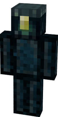 He's an ender chest. But he was cursed and is humanoid. Now he leads the Chest Army.