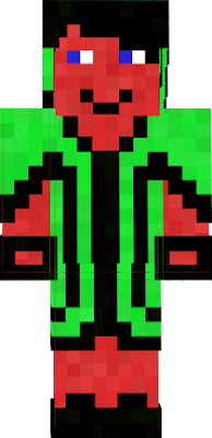 my 1ste skin i made all by my self, it is just a skin made of my and mine brothers favorite colours