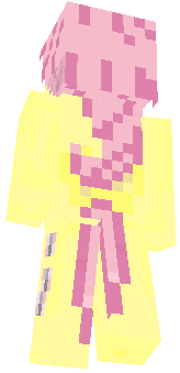Fluttershy is a female Pegasus pony and one of the main characters of My Little Pony Friendship is Magic. She lives in a small cottage near the Everfree Forest and takes care of animals, the most prominent of her charges being Angel the bunny. She represents the element of kindness.