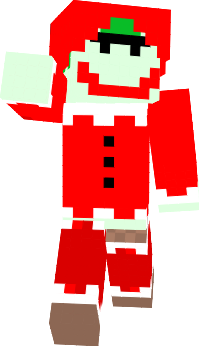 Joker in father christmas -costume