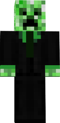 creeper tux with green tux