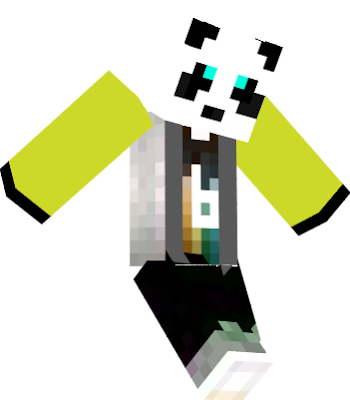 A girl panda and also an avatar for minecraft.