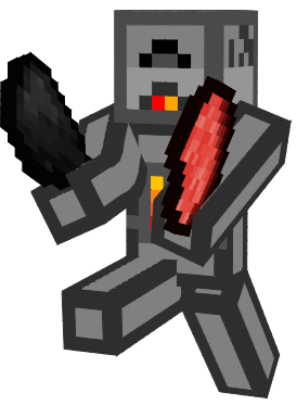 This is the original Minecraft furnace skin. He loves to cook! Well, he uses himself to cook.