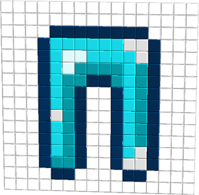 diamond leggings - pixel art Minecraft Map