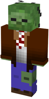 This zombie is a reference of Plants vs zombies (Player skin)