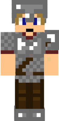 the typical stinkyfeet3 armored skin but with a medieval twist... a chainmail and iron armor mix!