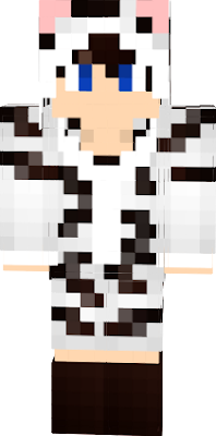 This skin is one that I made up frmo scratch when I was bored. Saku is not a human; he is an actual white Bengal tiger. Saku is cool, now that I think of it. I like to make up characters. And who knows? He might even make it into one of my manga series! Or EVEN an anime series, if I can get around to it. By your friend, Sketchy187