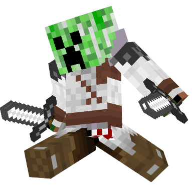 He was one of them but he didn't want to blow up player's house now he kills every creeper what want to destroy innocent human's house...