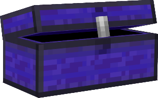 a purple chest