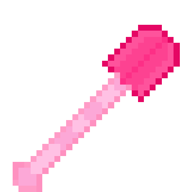 Cute_Diamond_Shovel_In_Color_Pink.