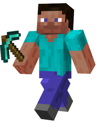 The classic Steve skin found in Bedrock edition. It has slight differences which makes it match the recent Texture Update more-so than the old. Remember that this is the original skin from the original uploader!
