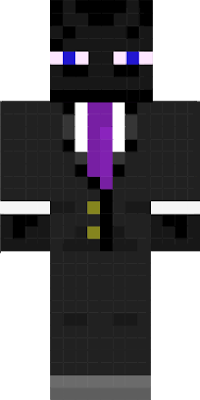 an enderman in a suit