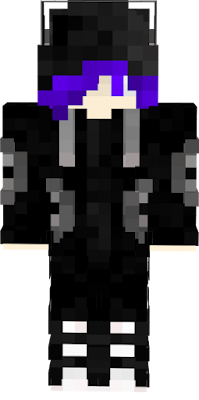 Dark and purple emo boy skin.