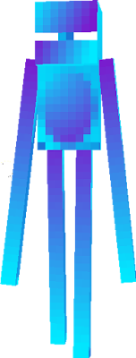 This is a frozen enderman.