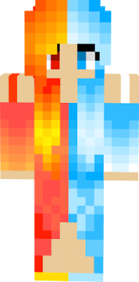 Fire with ice, not normally a good mix, but it makes a cool skin