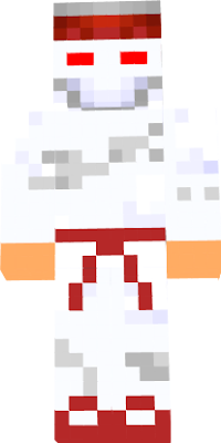White Ninja with red accesoires