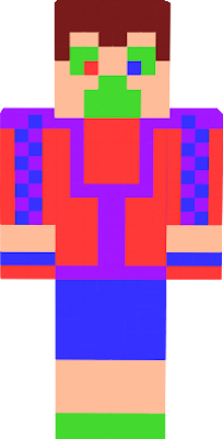 my skin with a creeper face
