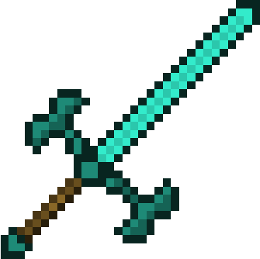 minecraft diamante espada fondo transparente