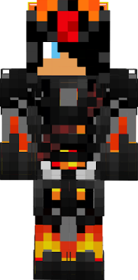 The Fire Warrior With Armor And Lava.