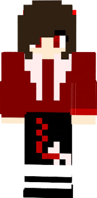 Longer Hair, Hair bow, long sleeve red shirt with white long colar, black poodle skirt, white leggings and black heels.