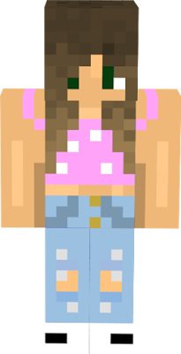A second make of my design, girl. The top has changed from black to pink, the jeans are lighter and the eyes are green.
