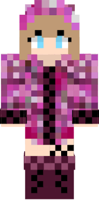wednesday 24/5/23 Pink creeper girl skin(not redy) 1 may time9:46pm