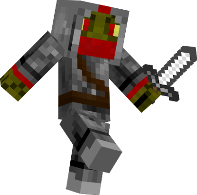 Everything on this skin was made by me, except the lizard man's actual body, which was not. Made By Nurgordie.