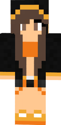 an edit of cute monster girl but this one is orange enjoy :)