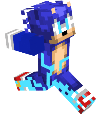 Sonic the Hedgehog Minecraft Skin