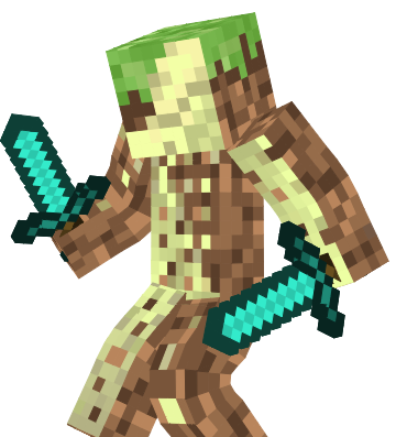 Es la fusión de los dos biomas mas conocidos y usados en todo Minecraft. Por lo tanto se me ocurrio fusionarlos en una skin como esta. By: laucrackcornejo