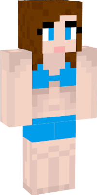 a girl in a bikini