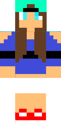 My first MINECRAFT skin that I created!!! I just thought to name it Maggie...