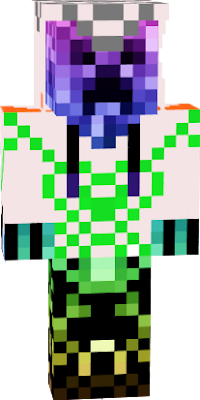 A rainbowcreeper With cool clothes