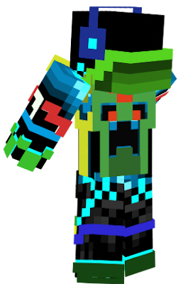 He is a true warrior with gaudy fashion style. Beware of Creeper behind him