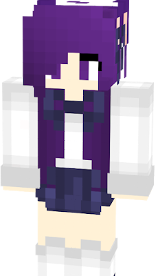 Here is Nightshade! A Purple haired wolf girl prepared for school! Hope you like it! :P -SaffhireFox