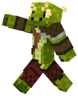 This is a skin based of Skyrim Lizard skin and another one with unknow autor, for 1.8 and + versions