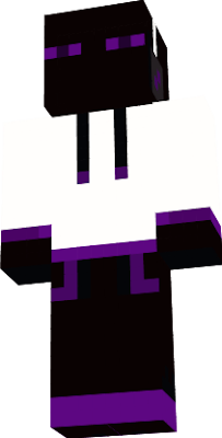 its an ender-man with a hodie and head phones with purple eyes