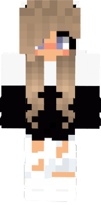 Cute Gangster Tomboy Girl, Minecraft Skin