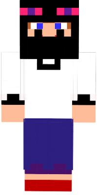 my skin with a enderman hat