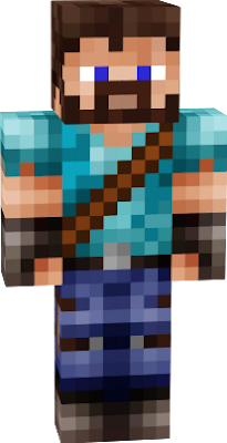 Nordish skin of Steve, the original character in minecraft.