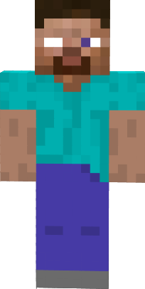 I❤️Minecraft on X: Steve model: #Herobrine Bare Bones Skin   #MinecraftSkins ✓   / X