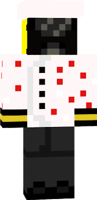 This Minecraft skin is for a youtuber and his name is John Roblox.