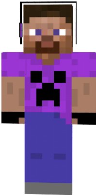 Gamer Steve but Purple