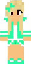 i just edited her hands cause the side of them were pink and I edited her shorts cause they were black and didn't match the rest of the outfit so it bothered meh xD im very picky >.< See ya also check out my other skin its lime green and black and its called My First Skin and the description say's that im 10 btw buh bye bye
