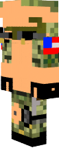 I was moding this skin to be like clothing and I used the paint bucket one the UNDER layer and it afected the TOP