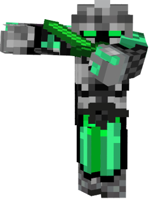 Emerald Dreadknight was a Enemy in Kirberation Online Pirate Skyway: Minecraft Story Mode Edition, he holds his Emerald Sword for battle. His Skill could be Emerald Shield.