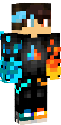 Sapnap but a fire demon Minecraft Skin