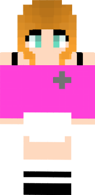 I deicided that I would make a skin of her and her very long hair to go with her new outfit too, I also added pink hair dye at the end of her hair