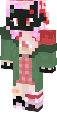 Pink-green Ryuu but with a mushroom caaaap!!